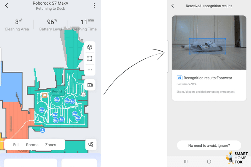 roborock s7 maxv detection obstacles
